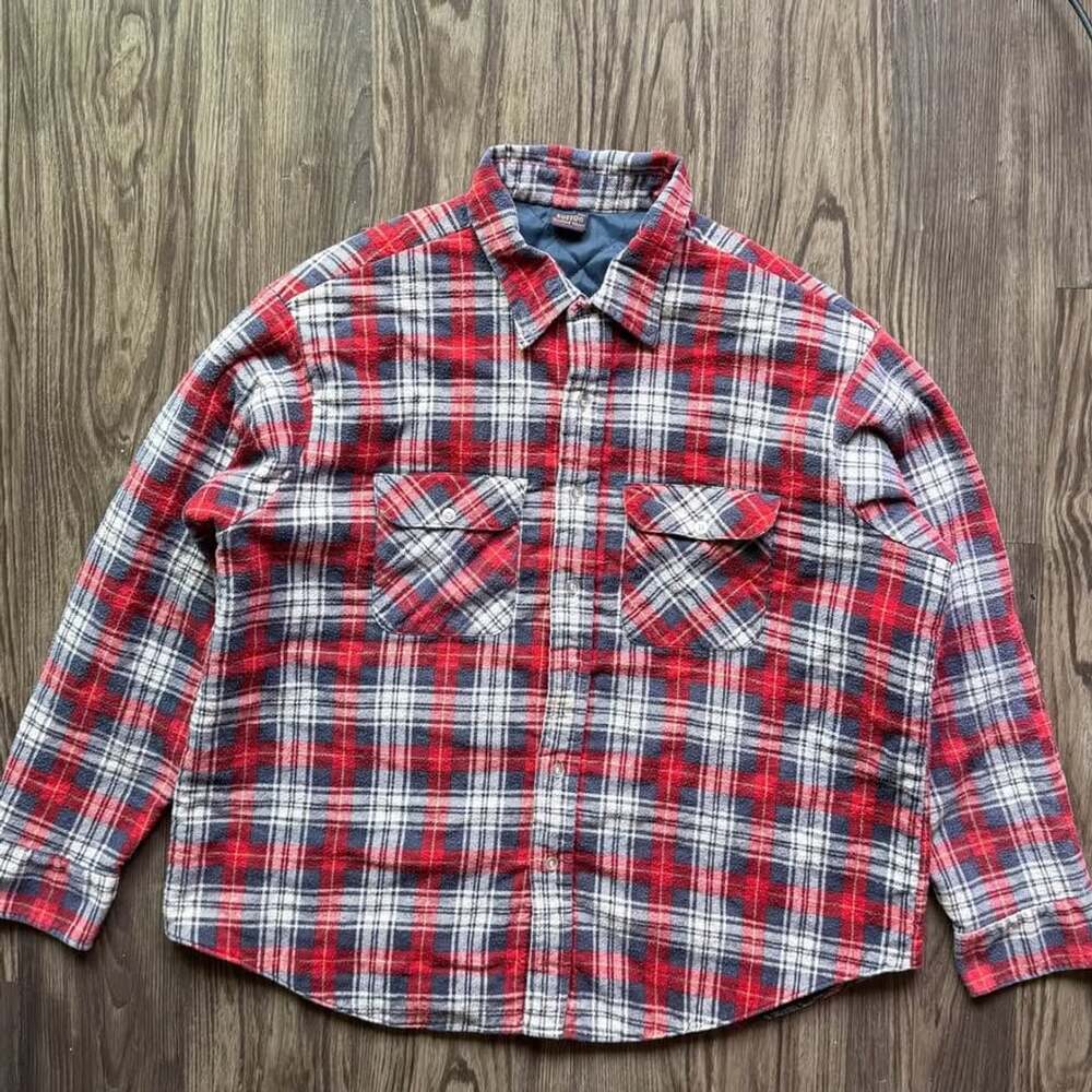 VTG ‘70s Sutton Quilted Flannel Shirt Jacket